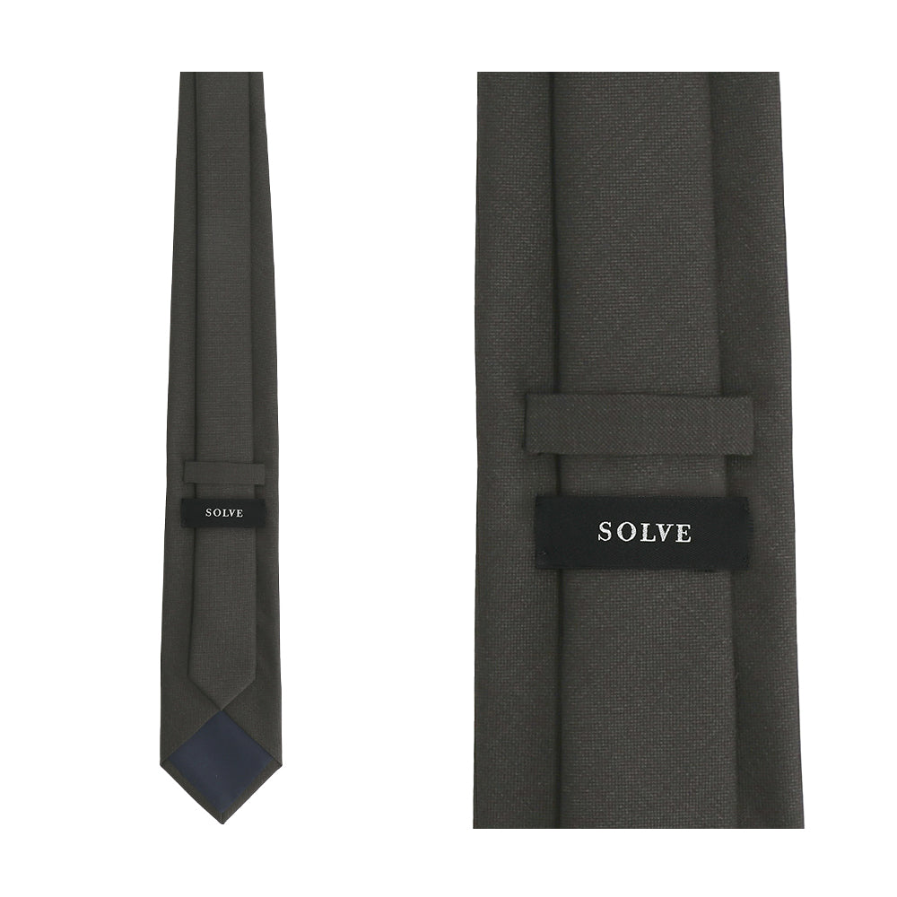 Japanese Wool Tie - Quiet Refinement (Brown)