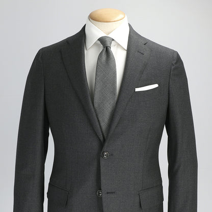 Japanese Wool Tie - Quiet Refinement (Grey)