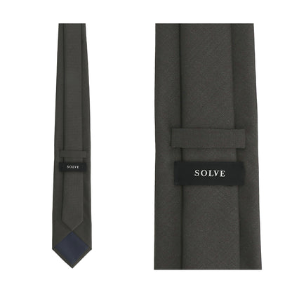 Japanese Wool Tie - Quiet Refinement (Brown)