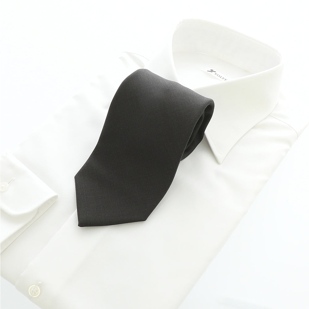 Japanese Wool Tie - Quiet Refinement (Brown)