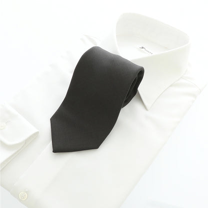 Japanese Wool Tie - Quiet Refinement (Brown)