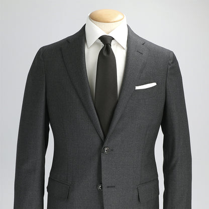 Japanese Wool Tie - Quiet Refinement (Brown)