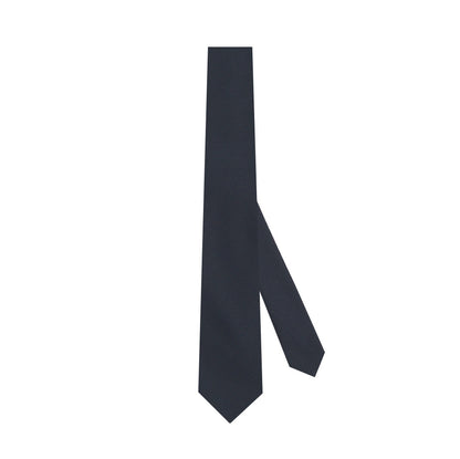 Japanese Wool Tie - Quiet Refinement (Navy)