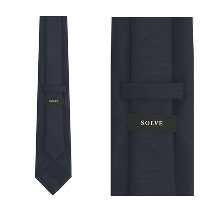 Japanese Wool Tie - Quiet Refinement (Navy)