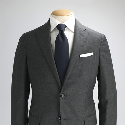 Japanese Wool Tie - Quiet Refinement (Navy)