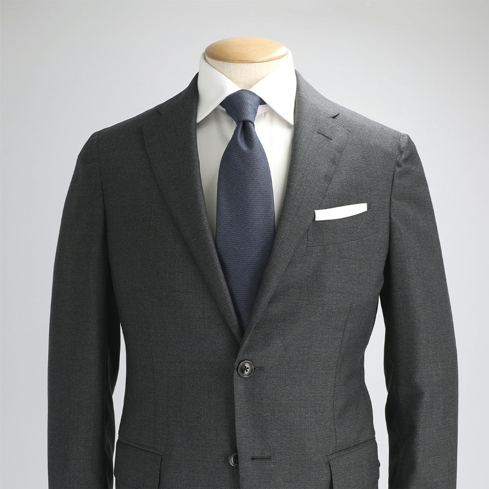 Japanese Wool Tie - Quiet Refinement (Blue)